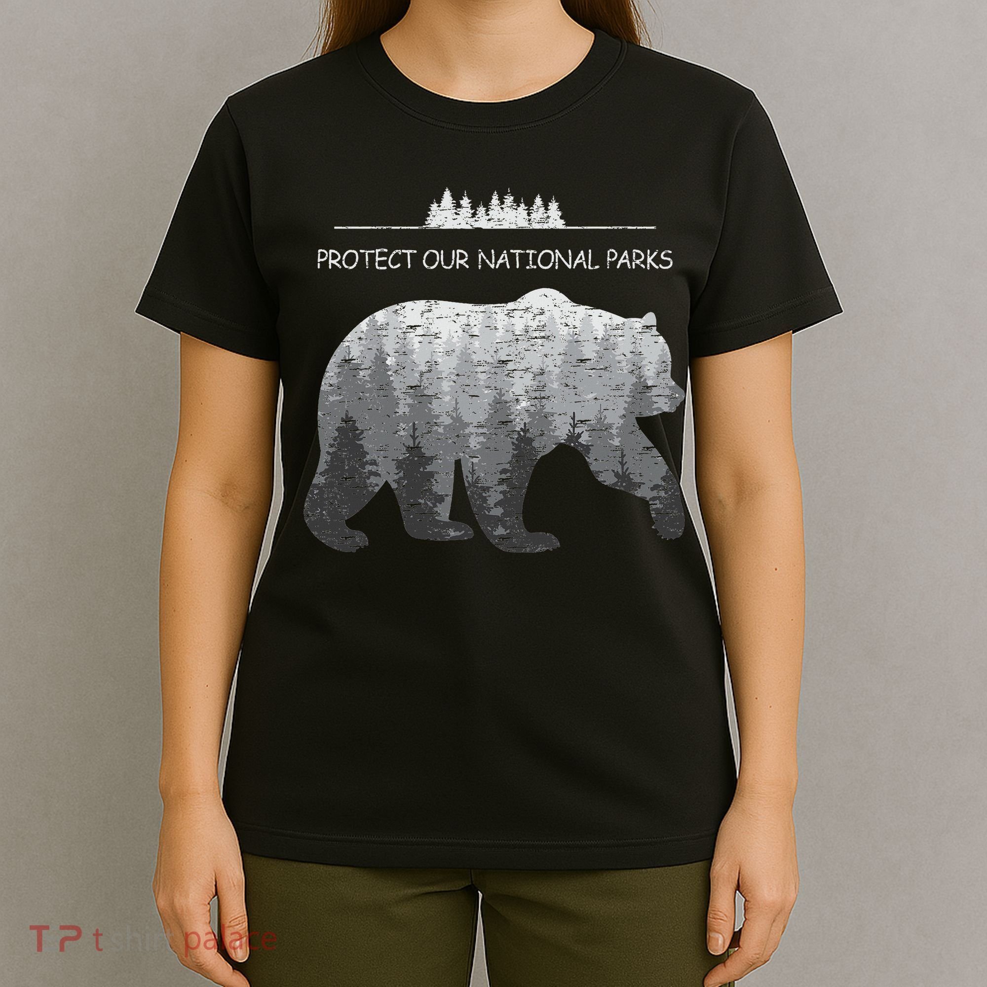 Resist Save Our Parks Alt Us National Parks Bear Nature T-Shirt