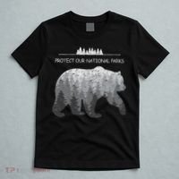 Resist Save Our Parks Alt Us National Parks Bear Nature T-Shirt thumb 5