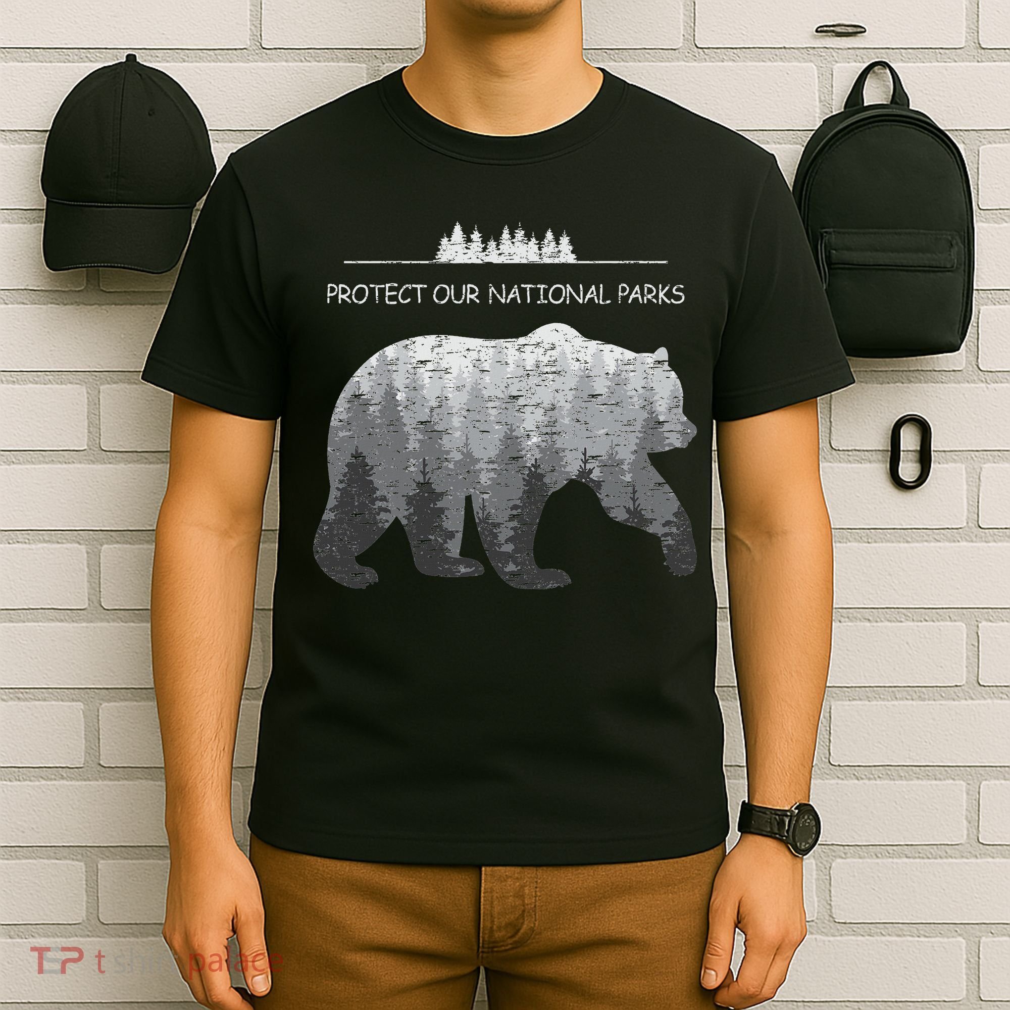 Resist Save Our Parks Alt Us National Parks Bear Nature T-Shirt