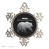 Resist Save Our Parks Alt Us National Parks Bear Nature Ornament thumb 0