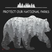 Resist Save Our Parks Alt Us National Parks Bear Nature Hat thumb 2