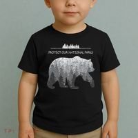 Resist Save Our Parks Alt Us National Parks Bear Nature Toddler T-Shirt thumb 2