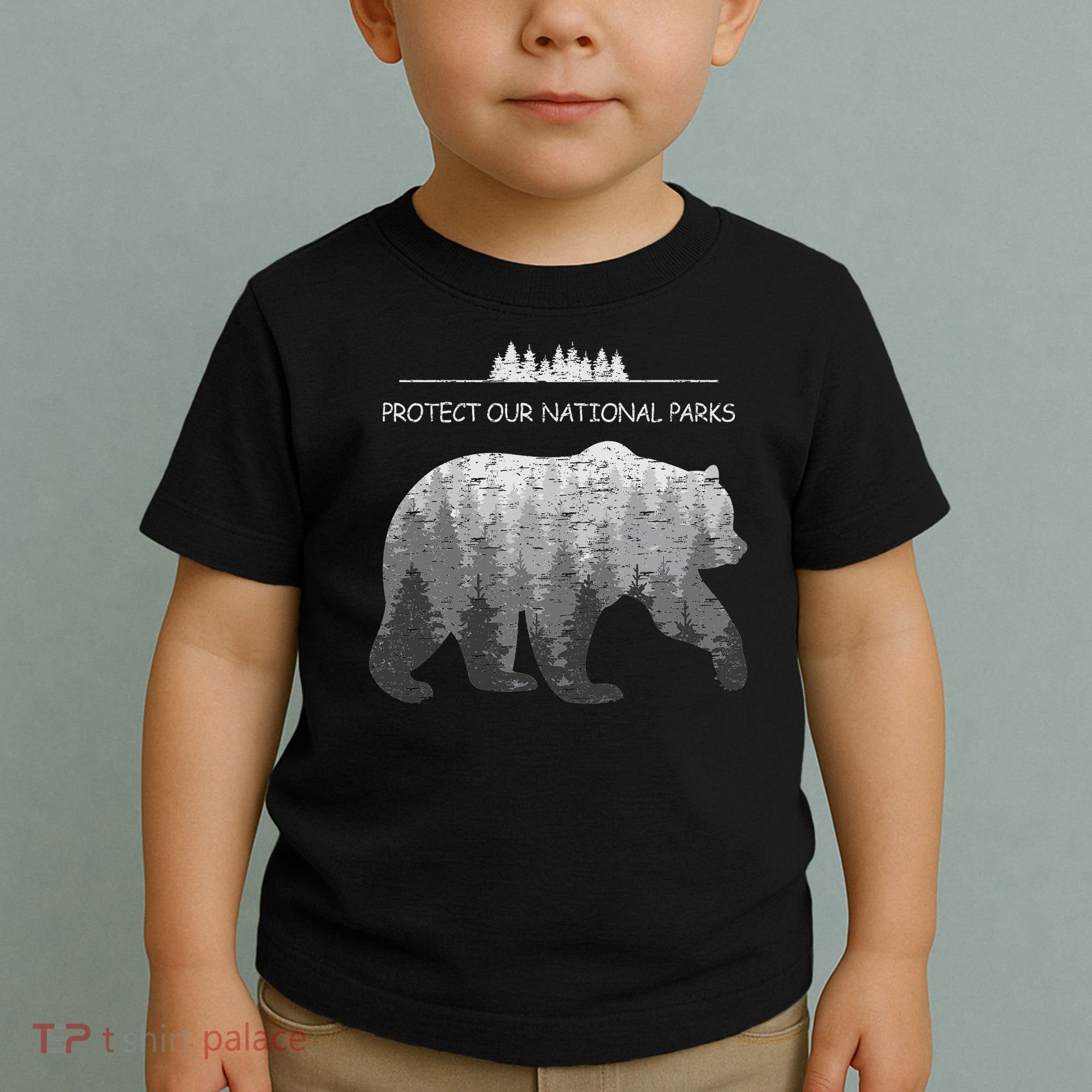 Resist Save Our Parks Alt Us National Parks Bear Nature Toddler T-Shirt