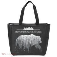 Resist Save Our Parks Alt Us National Parks Bear Nature Tote Bag thumb 0