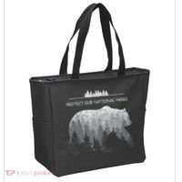 Resist Save Our Parks Alt Us National Parks Bear Nature Tote Bag thumb 2
