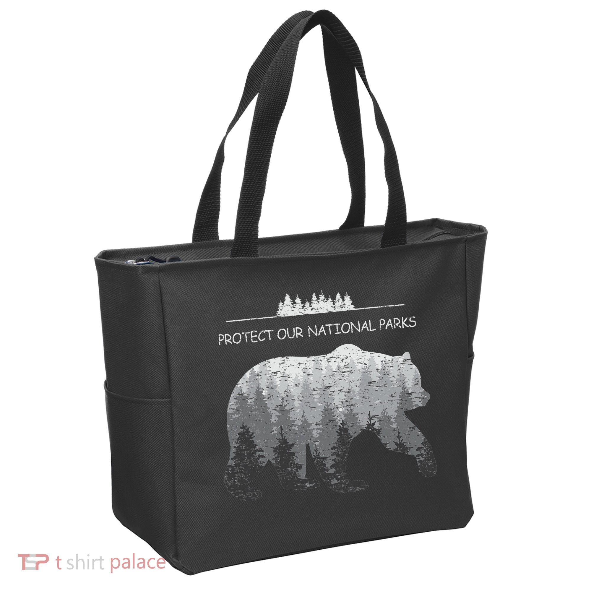 Resist Save Our Parks Alt Us National Parks Bear Nature Tote Bag