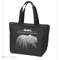 Resist Save Our Parks Alt Us National Parks Bear Nature Tote Bag thumb 3