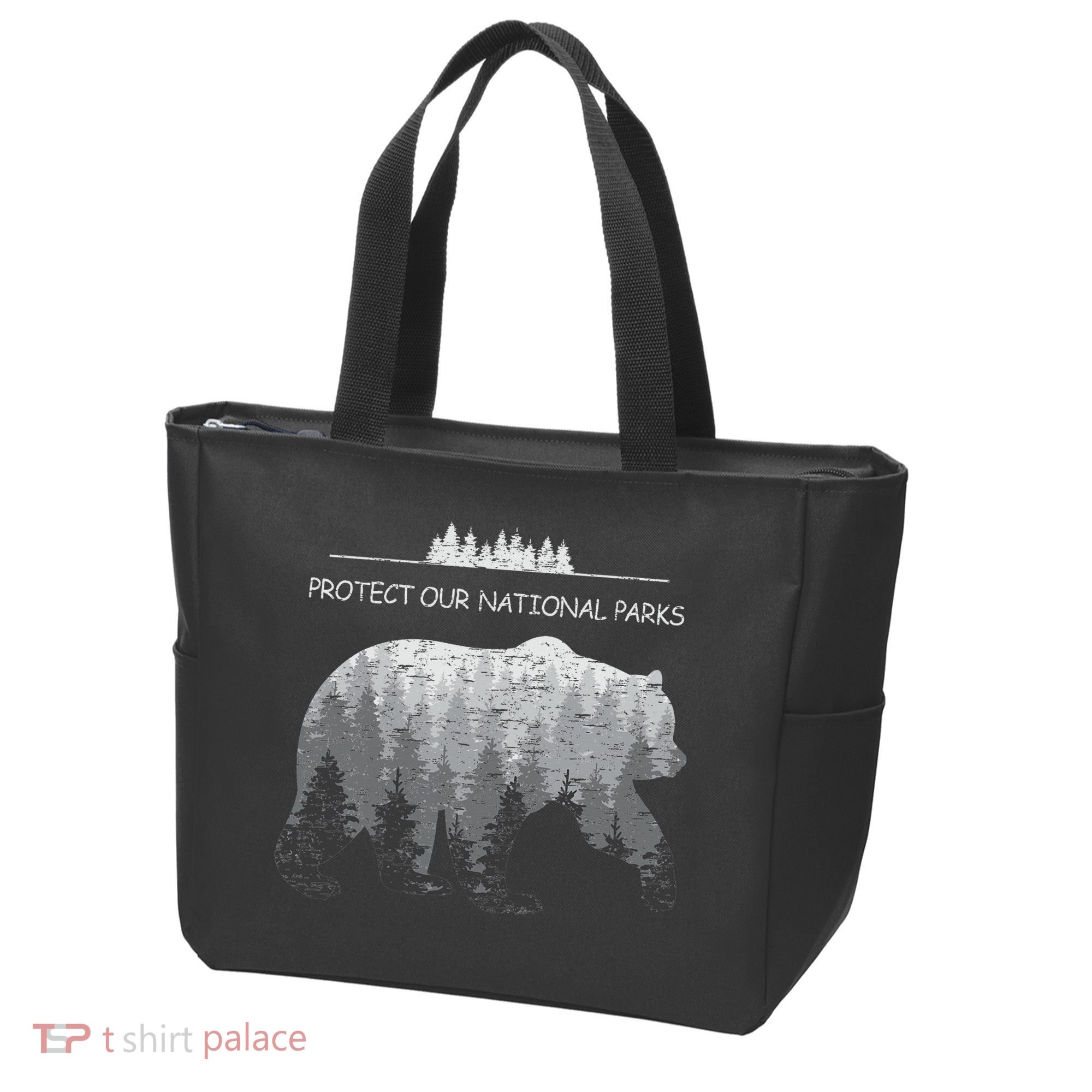 Resist Save Our Parks Alt Us National Parks Bear Nature Tote Bag