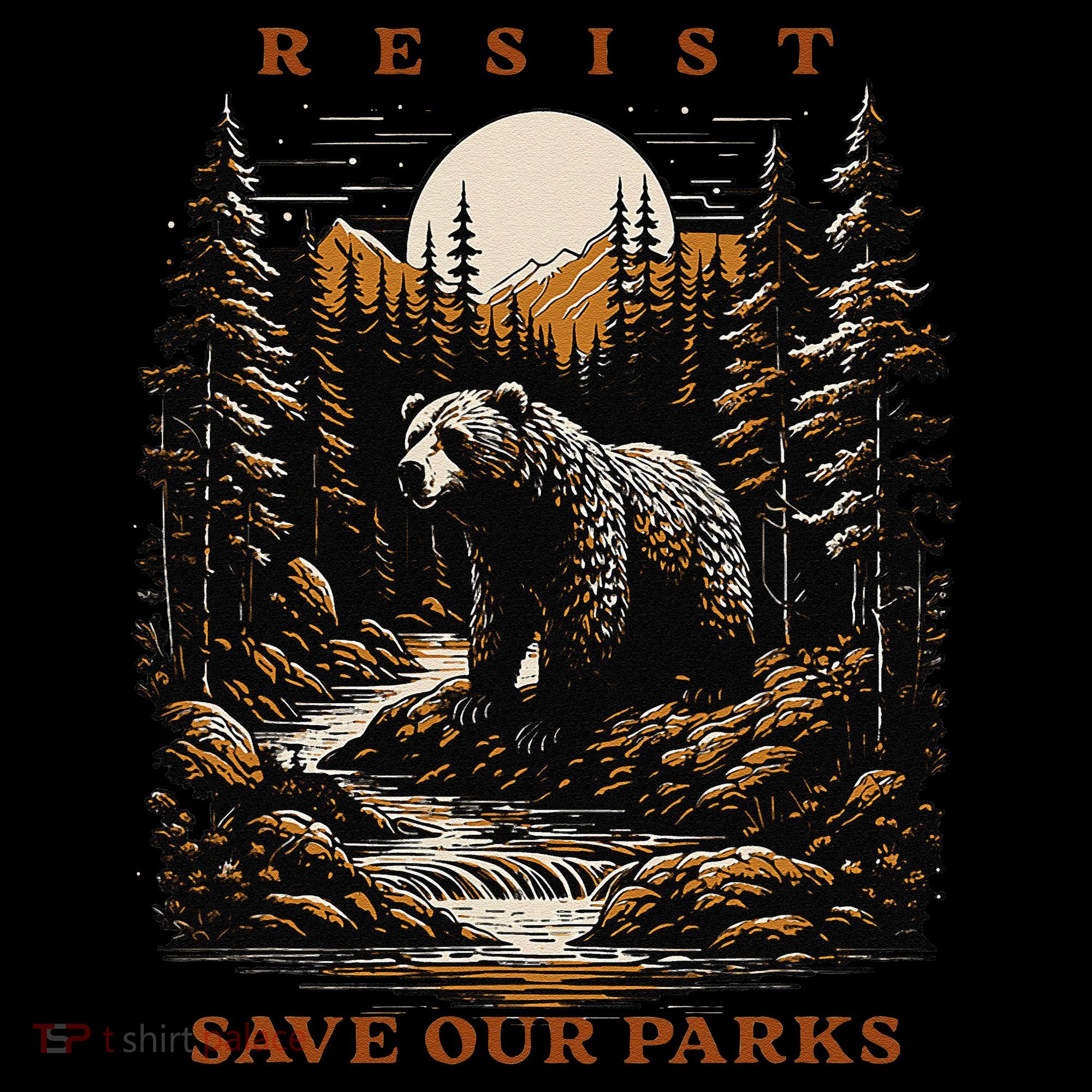 Resist Save Our Parks US National Parks Bear Nature Coffee Mug