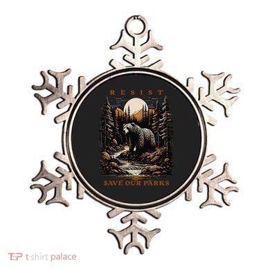 Resist Save Our Parks US National Parks Bear Nature Ornament