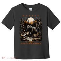 Resist Save Our Parks US National Parks Bear Nature Toddler T-Shirt thumb 0