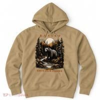 Resist Save Our Parks US National Parks Bear Nature Hoodie thumb 0