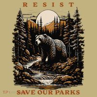 Resist Save Our Parks US National Parks Bear Nature Mousepad thumb 1