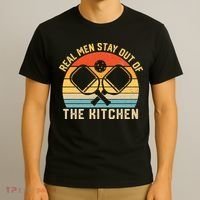 Real Stay Out of the Kitchen Vintage Pickleball T-Shirt thumb 3