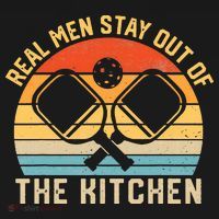 Real Stay Out of the Kitchen Vintage Pickleball T-Shirt thumb 7