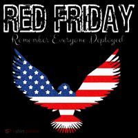 R.E.D. Support Our Troops Wear Red On Friday Women's Hoodie thumb 2