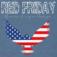 R.E.D. Support Our Troops Wear Red On Friday Garment-Dyed Sweatshirt thumb 2