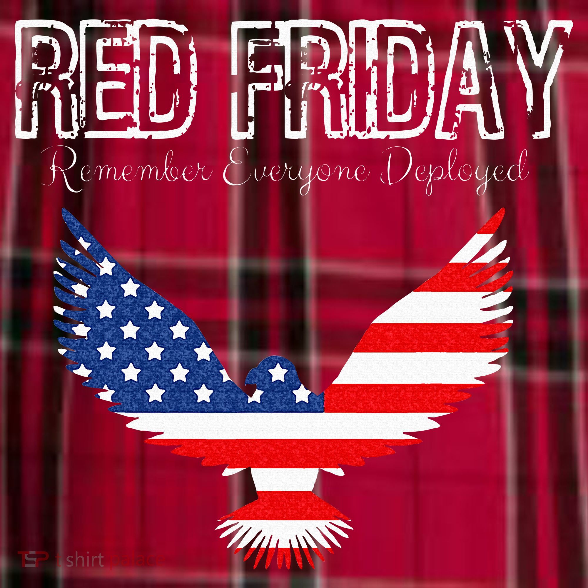 R.E.D. Support Our Troops Wear Red On Friday Women's Flannel Plaid Pajama Pants