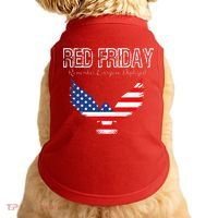 R.E.D. Support Our Troops Wear Red On Friday Doggie Tank thumb 0
