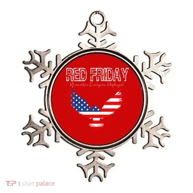 R.E.D. Support Our Troops Wear Red On Friday Ornament