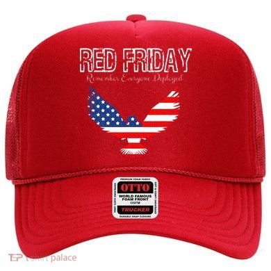 R.E.D. Support Our Troops Wear Red On Friday Hat