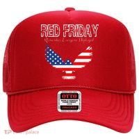 R.E.D. Support Our Troops Wear Red On Friday Hat thumb 0