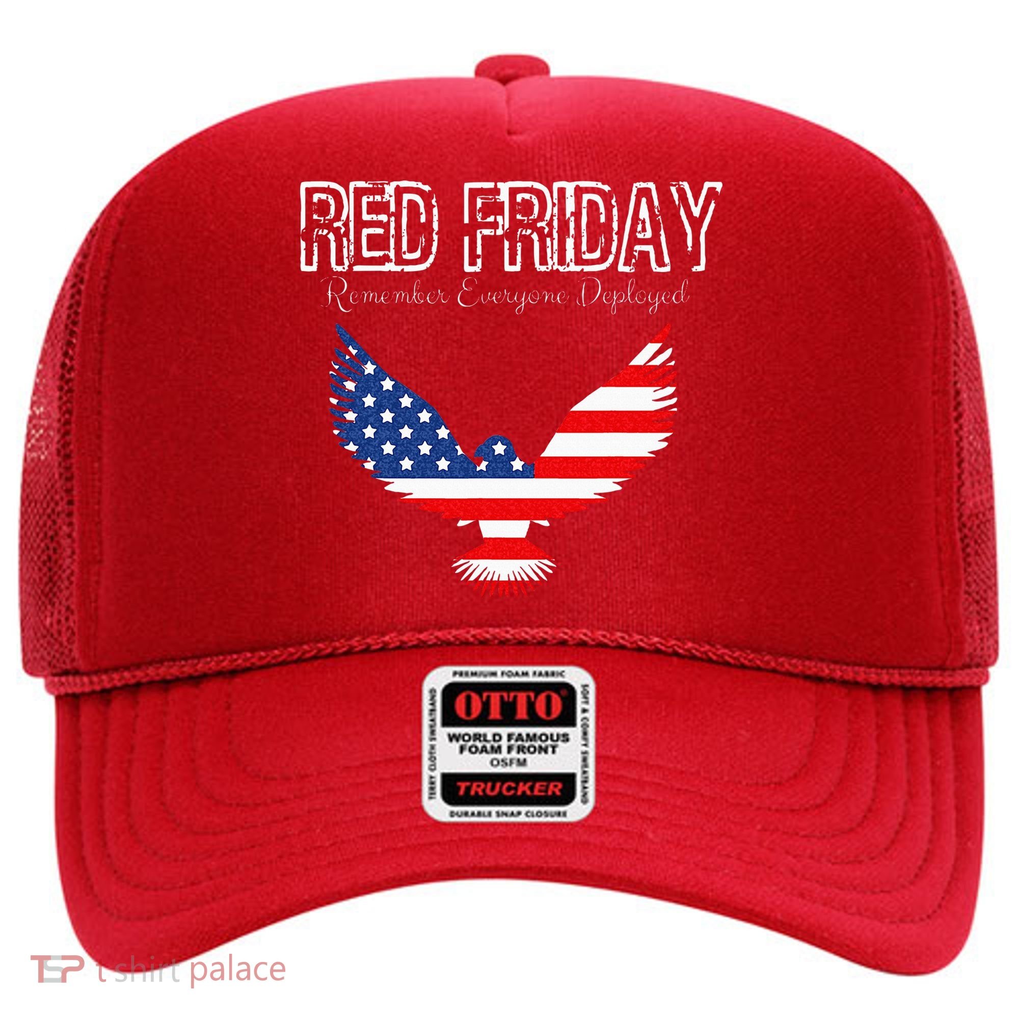R.E.D. Support Our Troops Wear Red On Friday Hat