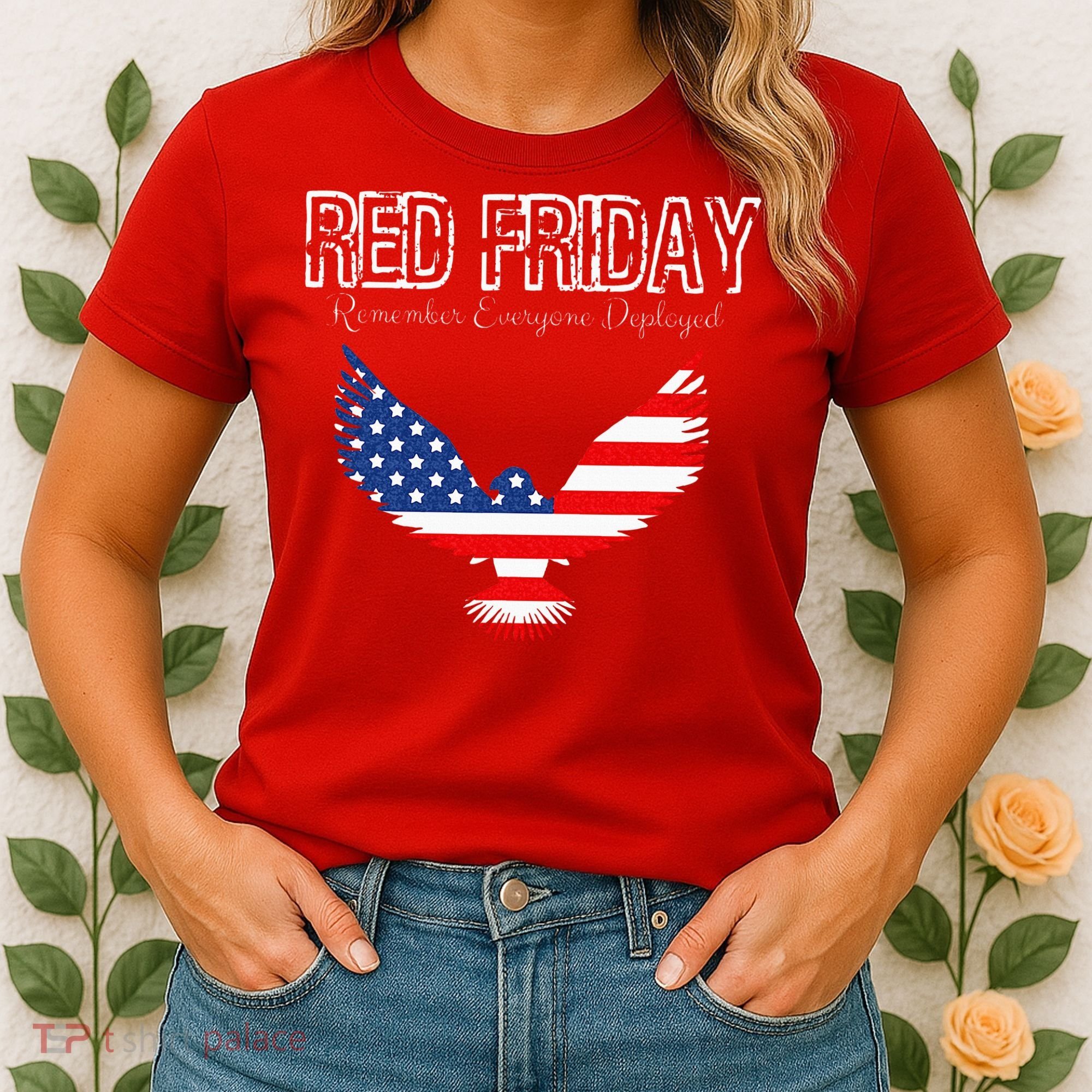 R.E.D. Support Our Troops Wear Red On Friday Women's T-Shirt