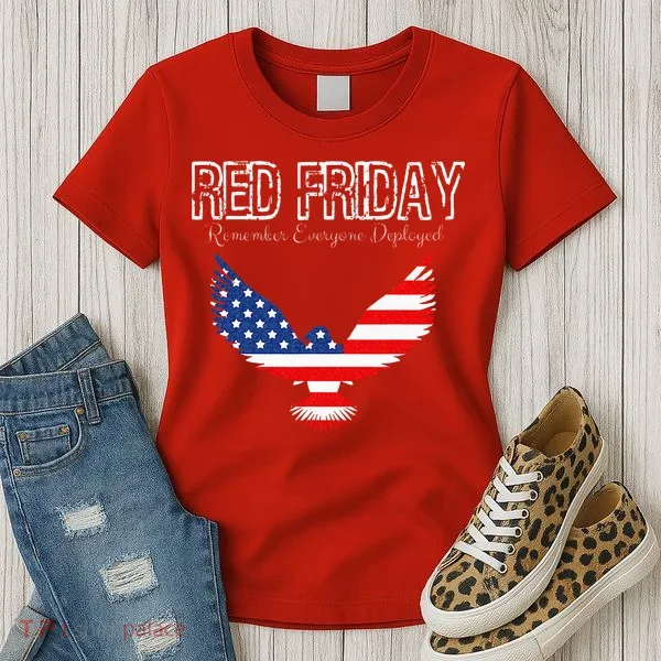 R.E.D. Support Our Troops Wear Red On Friday Women's T-Shirt