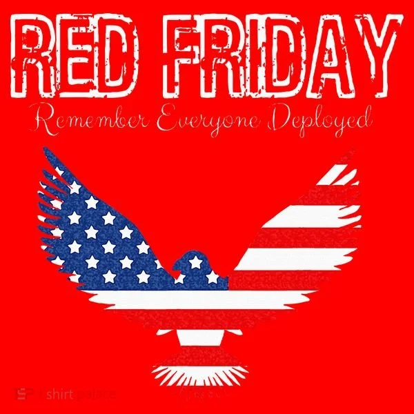 R.E.D. Support Our Troops Wear Red On Friday Women's T-Shirt