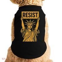 Resist Statue Of Liberty Rebel Protest Against High Tariffs Doggie Tank thumb 0
