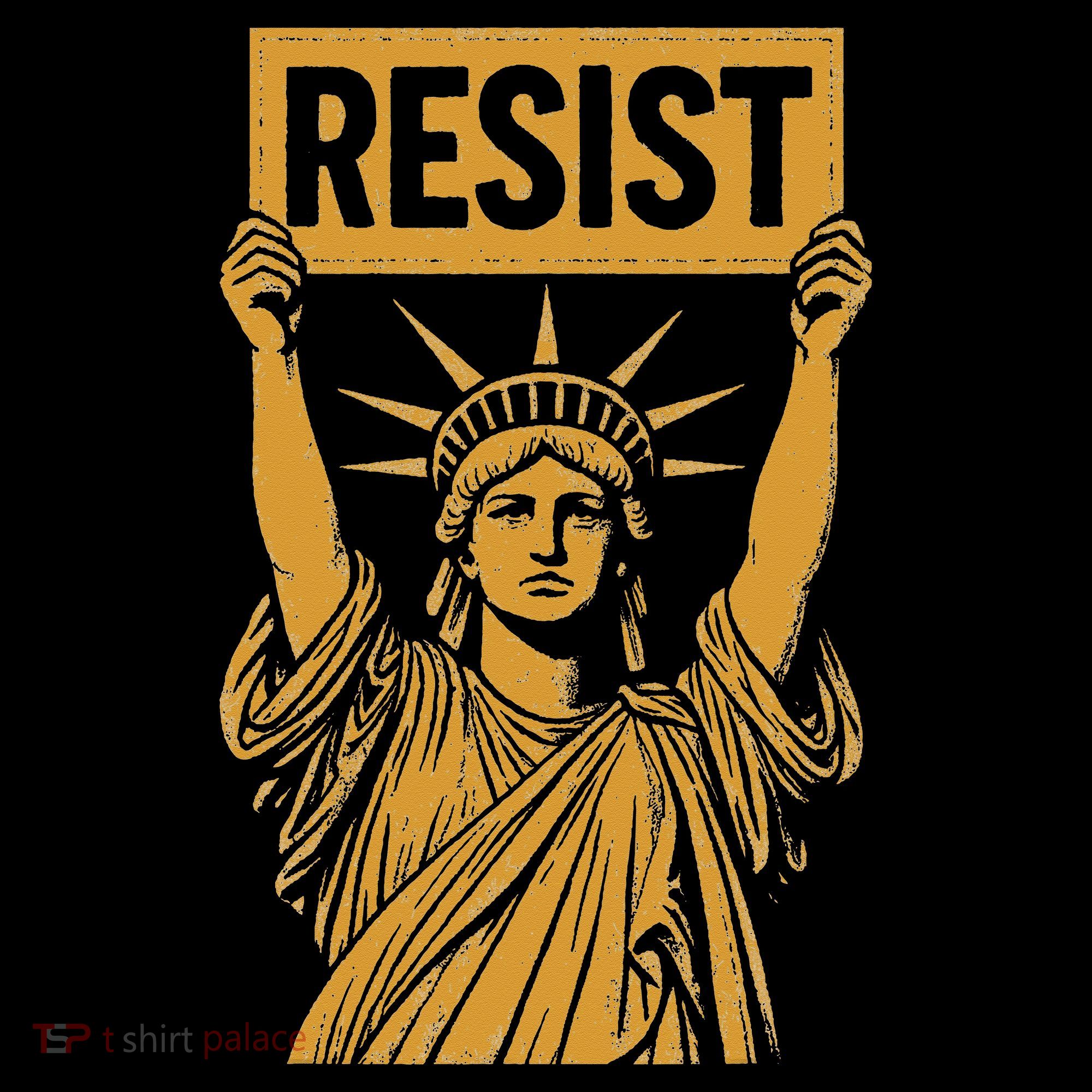 Resist Statue Of Liberty Rebel Protest Against High Tariffs Women's Hoodie