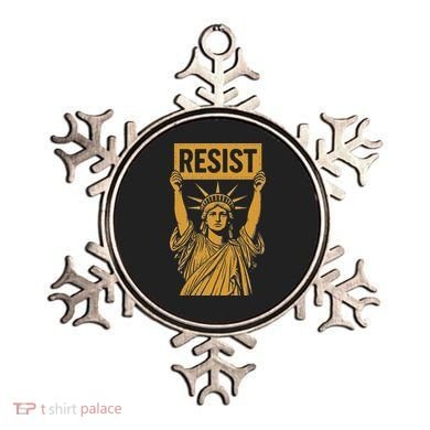 Resist Statue Of Liberty Rebel Protest Against High Tariffs Ornament