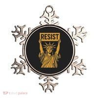 Resist Statue Of Liberty Rebel Protest Against High Tariffs Ornament thumb 0