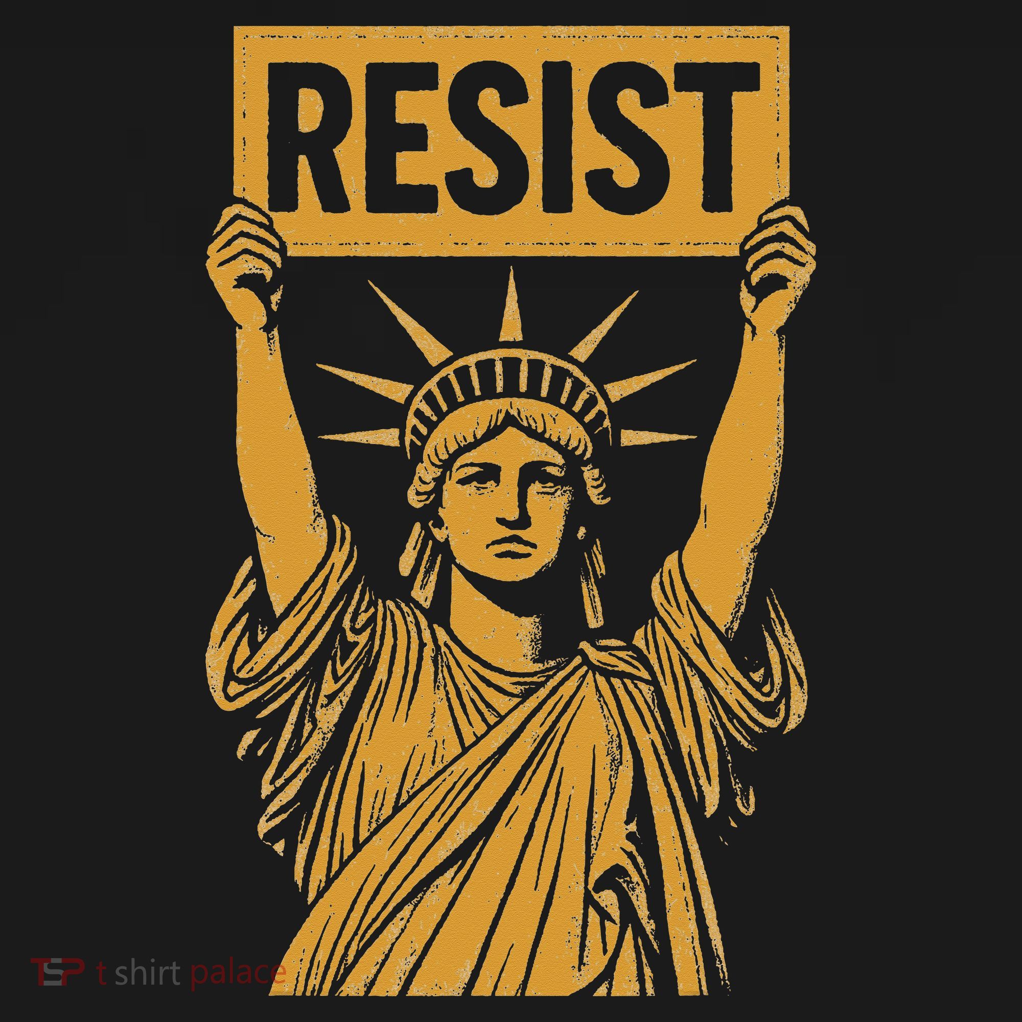 Resist Statue Of Liberty Rebel Protest Against High Tariffs Baby Bodysuit