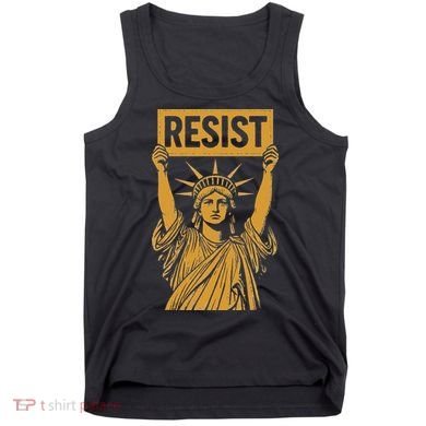 Resist Statue Of Liberty Rebel Protest Against High Tariffs Tank Top