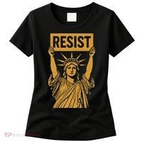Resist Statue Of Liberty Rebel Protest Against High Tariffs Women's T-Shirt thumb 0