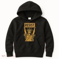 Resist Statue Of Liberty Rebel Protest Against High Tariffs Kids Hoodie thumb 0