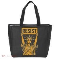 Resist Statue Of Liberty Rebel Protest Against High Tariffs Tote Bag thumb 0