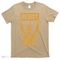 Resist Statue Of Liberty Rebel Protest Against High Tariffs T-Shirt thumb 0