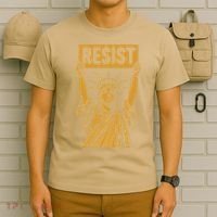 Resist Statue Of Liberty Rebel Protest Against High Tariffs T-Shirt thumb 6