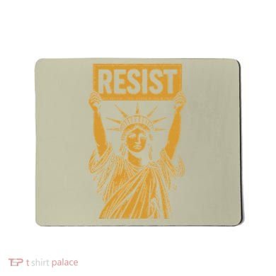 Resist Statue Of Liberty Rebel Protest Against High Tariffs Mousepad