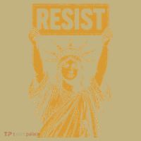 Resist Statue Of Liberty Rebel Protest Against High Tariffs Mousepad thumb 1