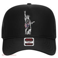 Rocking Statue Of Liberty 4th Of July Guitar Hat thumb 0