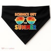 Retro Schools Out For Summer USA-Made Doggie Bandana thumb 0