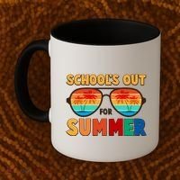 Retro Schools Out For Summer Coffee Mug thumb 2