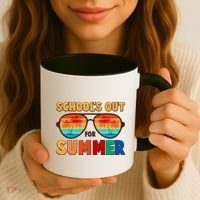 Retro Schools Out For Summer Coffee Mug thumb 3