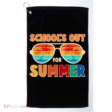 Retro Schools Out For Summer Golf Towel