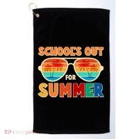 Retro Schools Out For Summer Golf Towel thumb 0