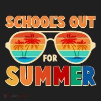 Retro Schools Out For Summer Golf Towel thumb 3